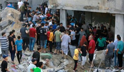 Israeli Bombing Al Farkhoora School
